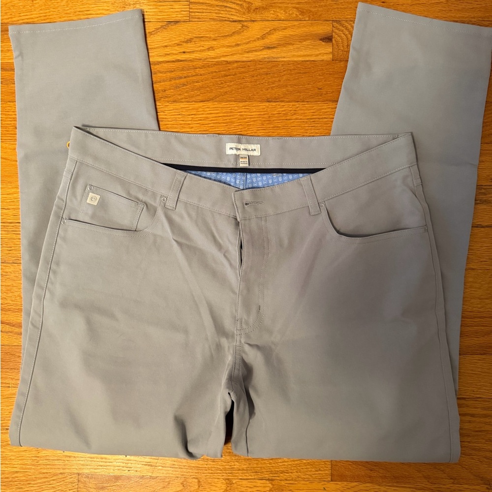 Peter Millar Light Gray Chinos